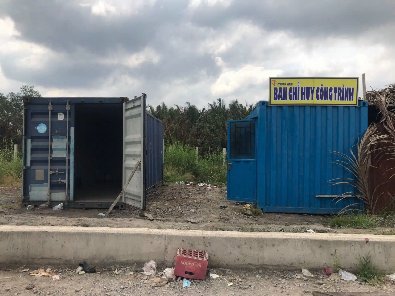 Container giao tại Cần Giuộc, Long An