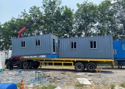 Biến container thành nhà nghỉ dưỡng 69 m2 tiện nghi