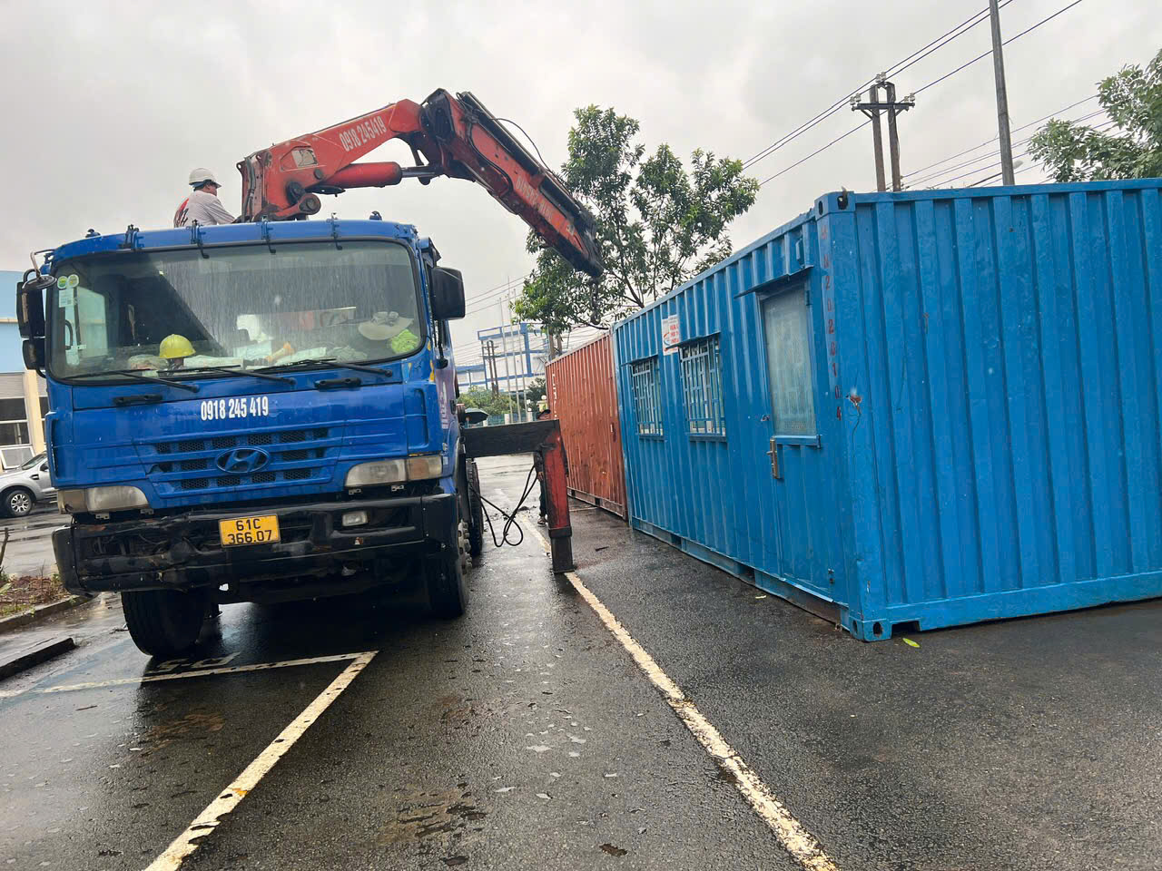 Container kho và văn phòng tại KCN Ông Kèo