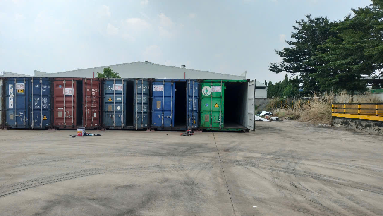 Container kho 40 feet cho thuê tại KCN Rạch Bắp