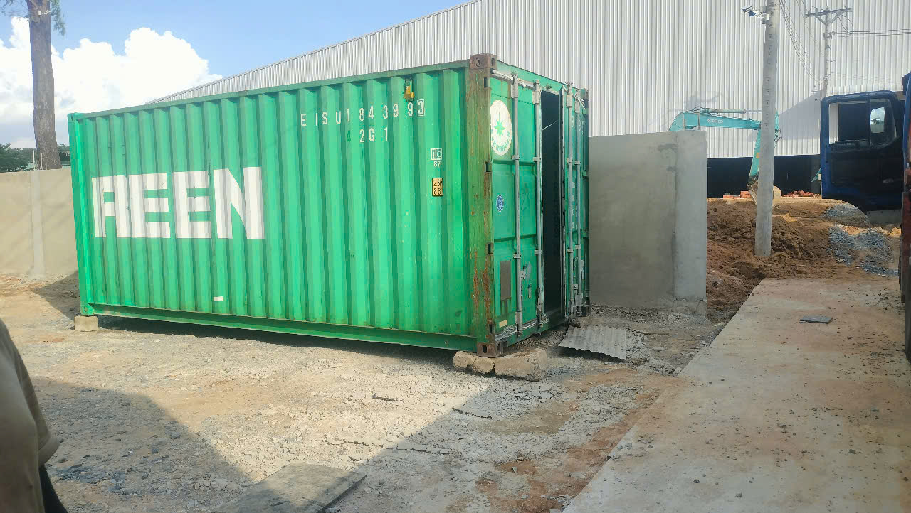 Container kho dự án biển chống ăn mòn tại Cần Giờ