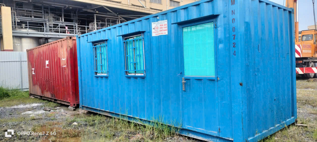 Container đặt tại KCN Nam Tân Uyên