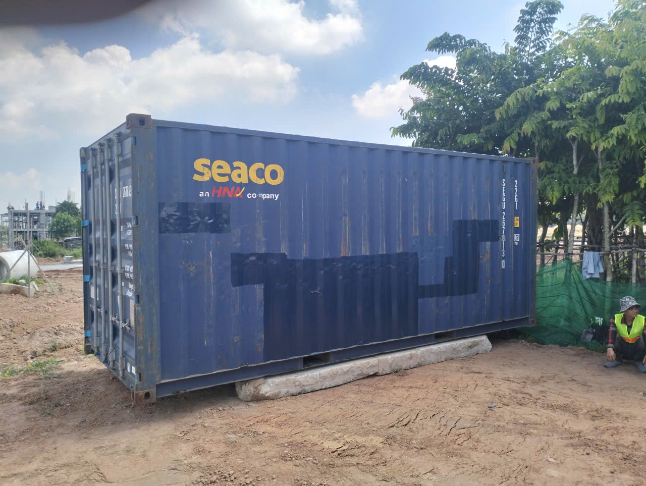 container 20 feet kho đặt tại Cần Giờ